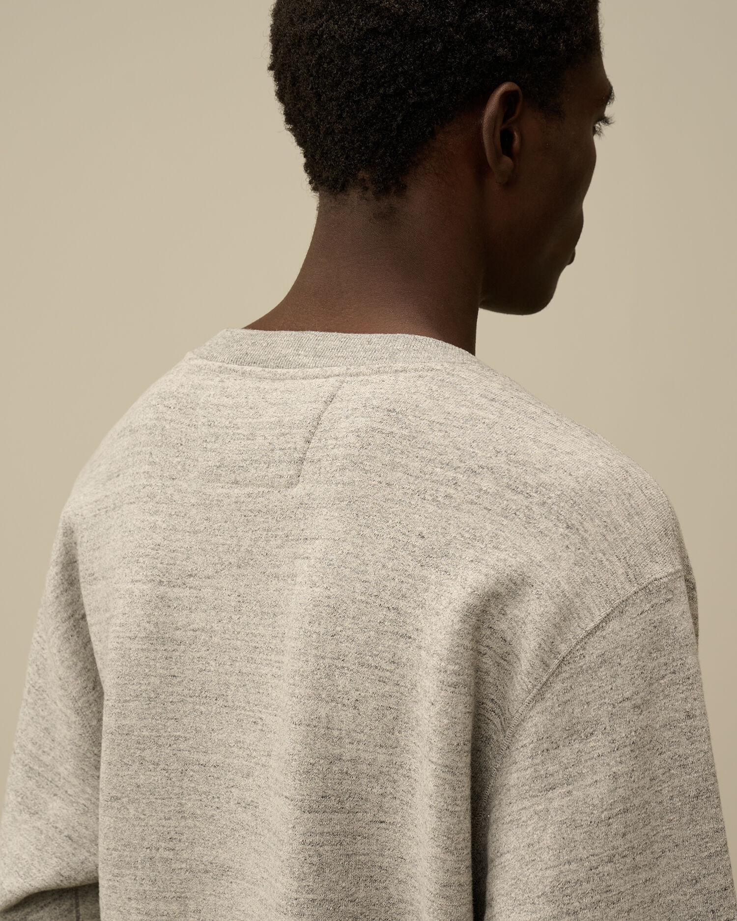 Japanese Mélange Fleece Logo Crewneck Sweatshirt - 5