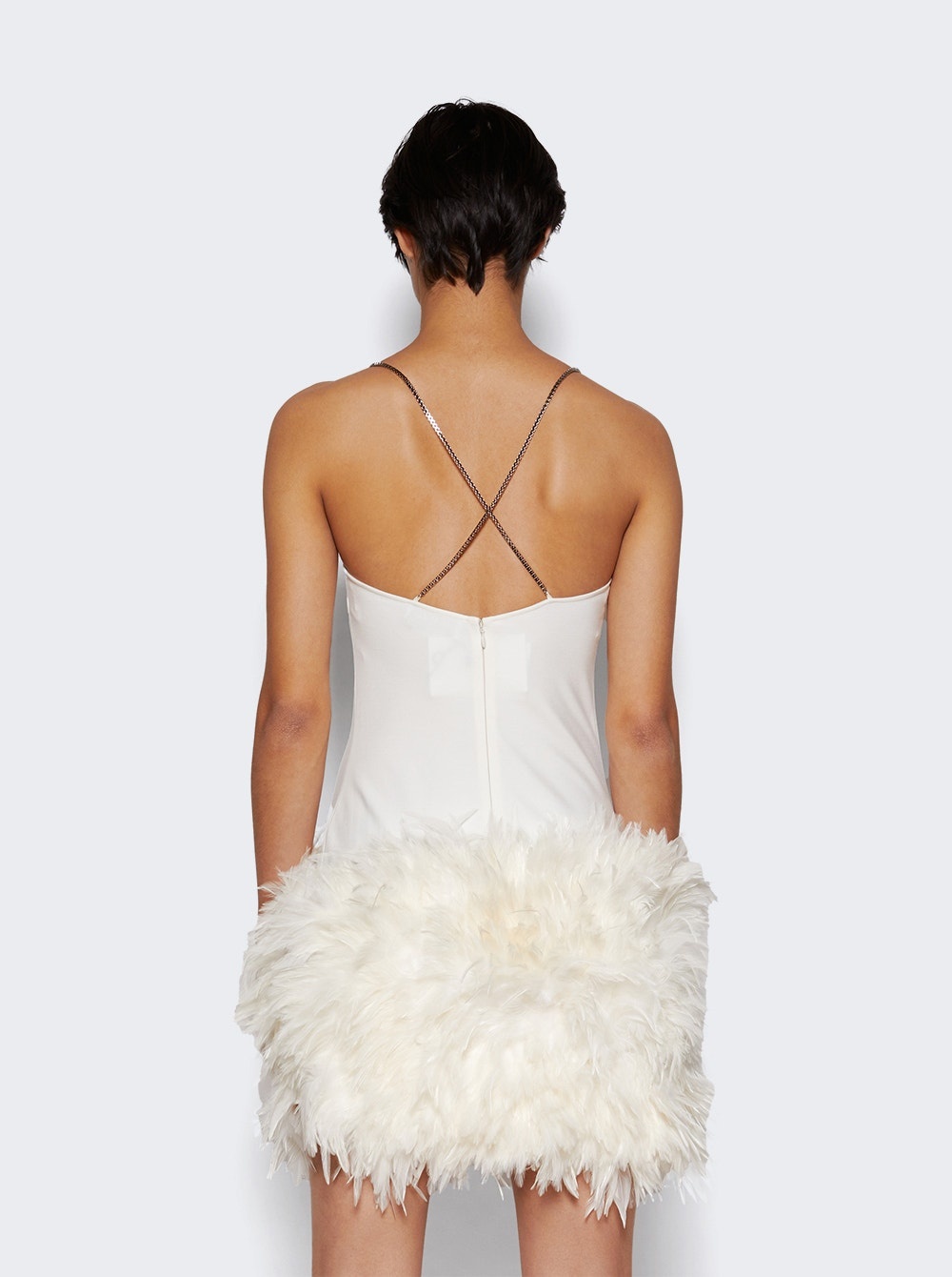 Fujiko Mini Dress White - 5