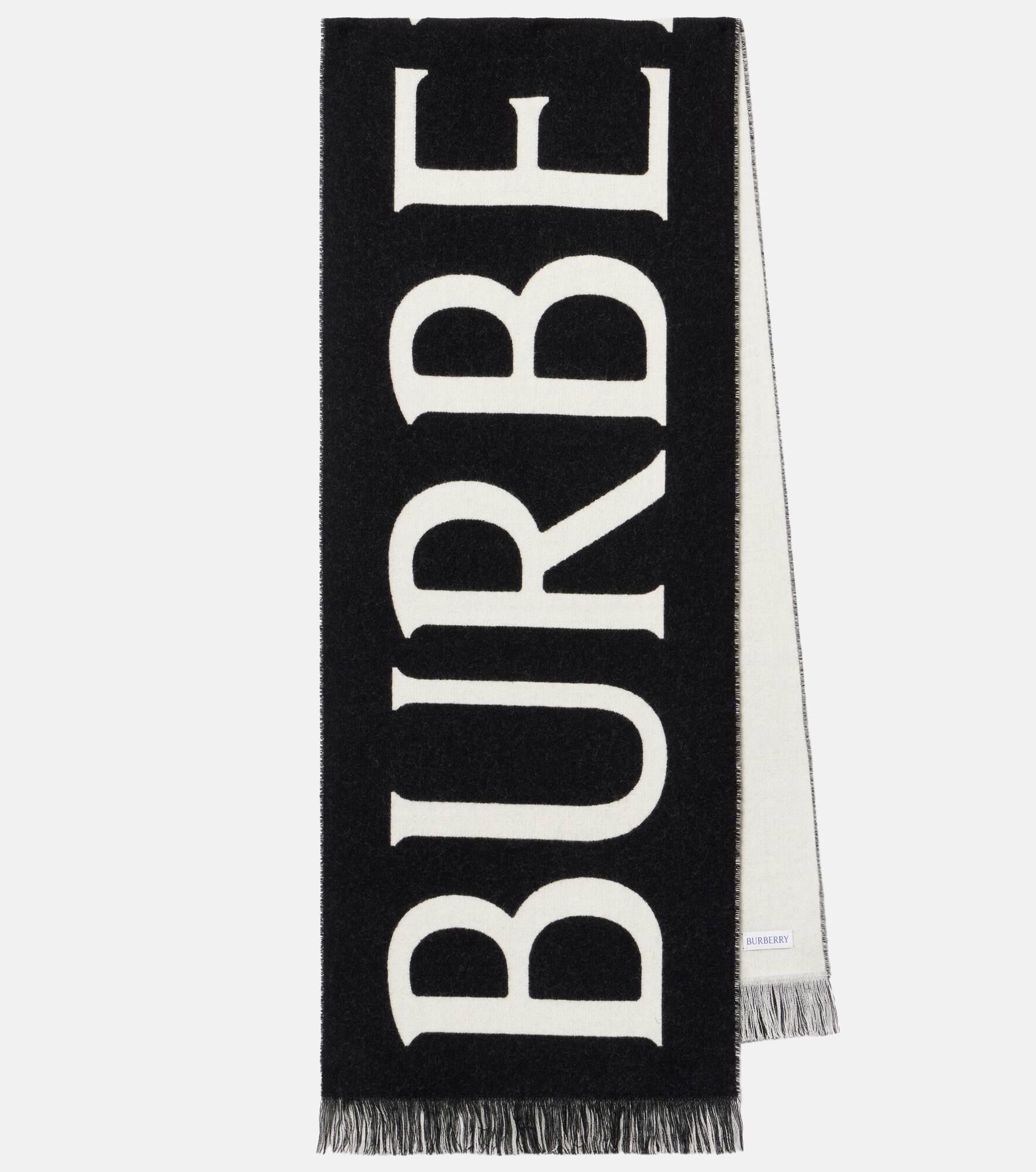 Reversible wool scarf - 1