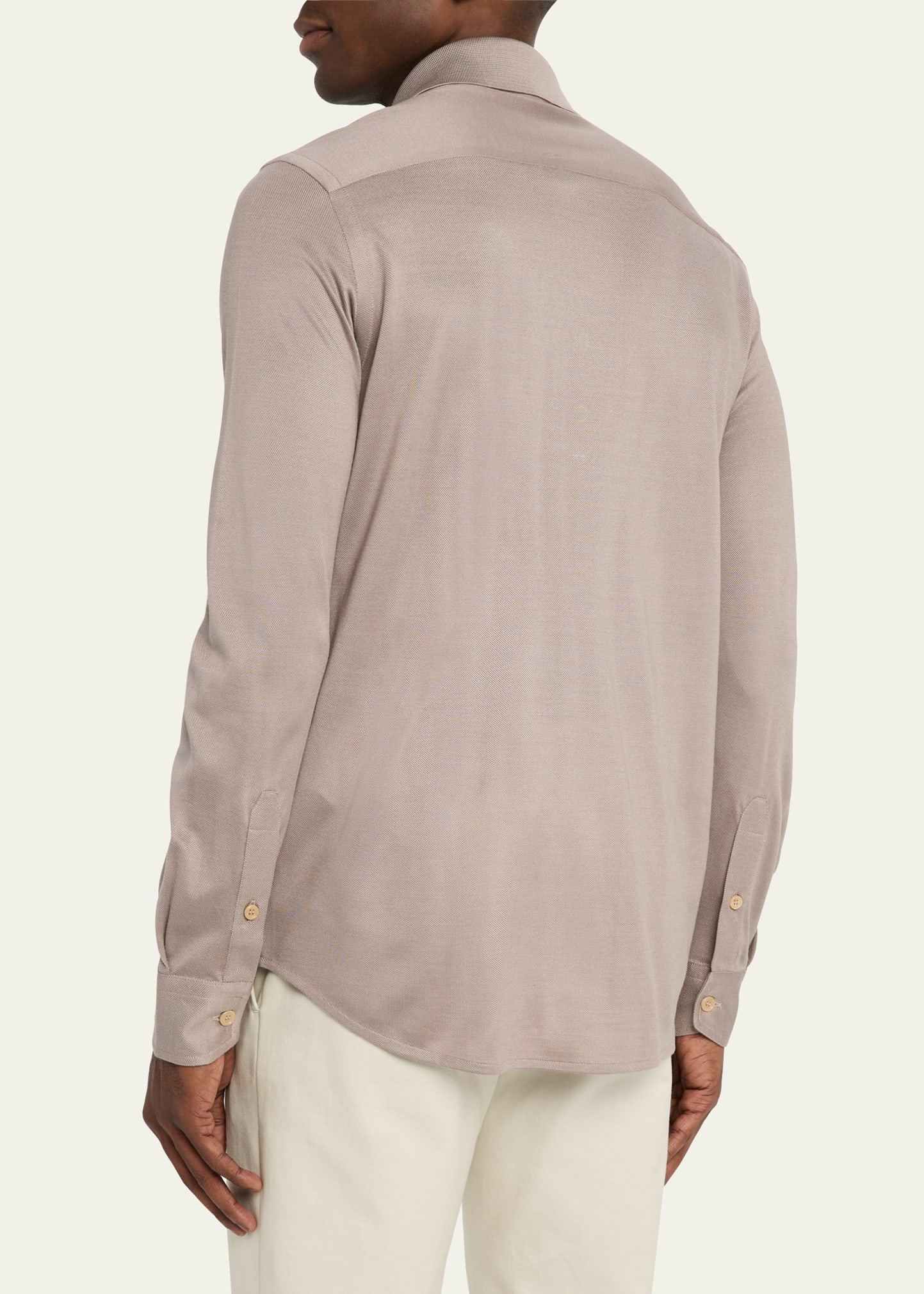 Men's Silk Pique Sport Shirt - 3
