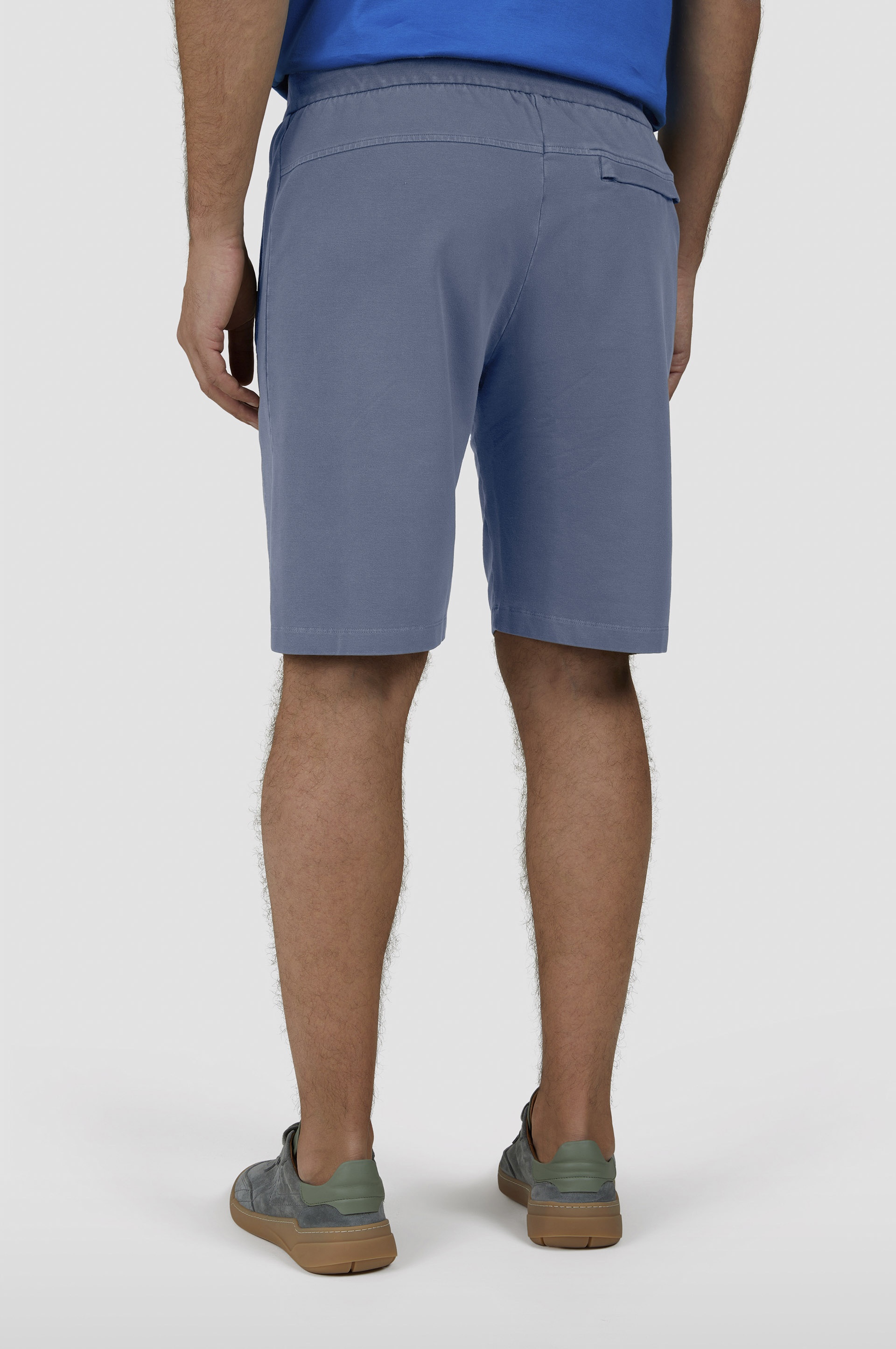 GARMENT-DYED BERMUDA IN X-SOFT FLEECE COTTON - 3