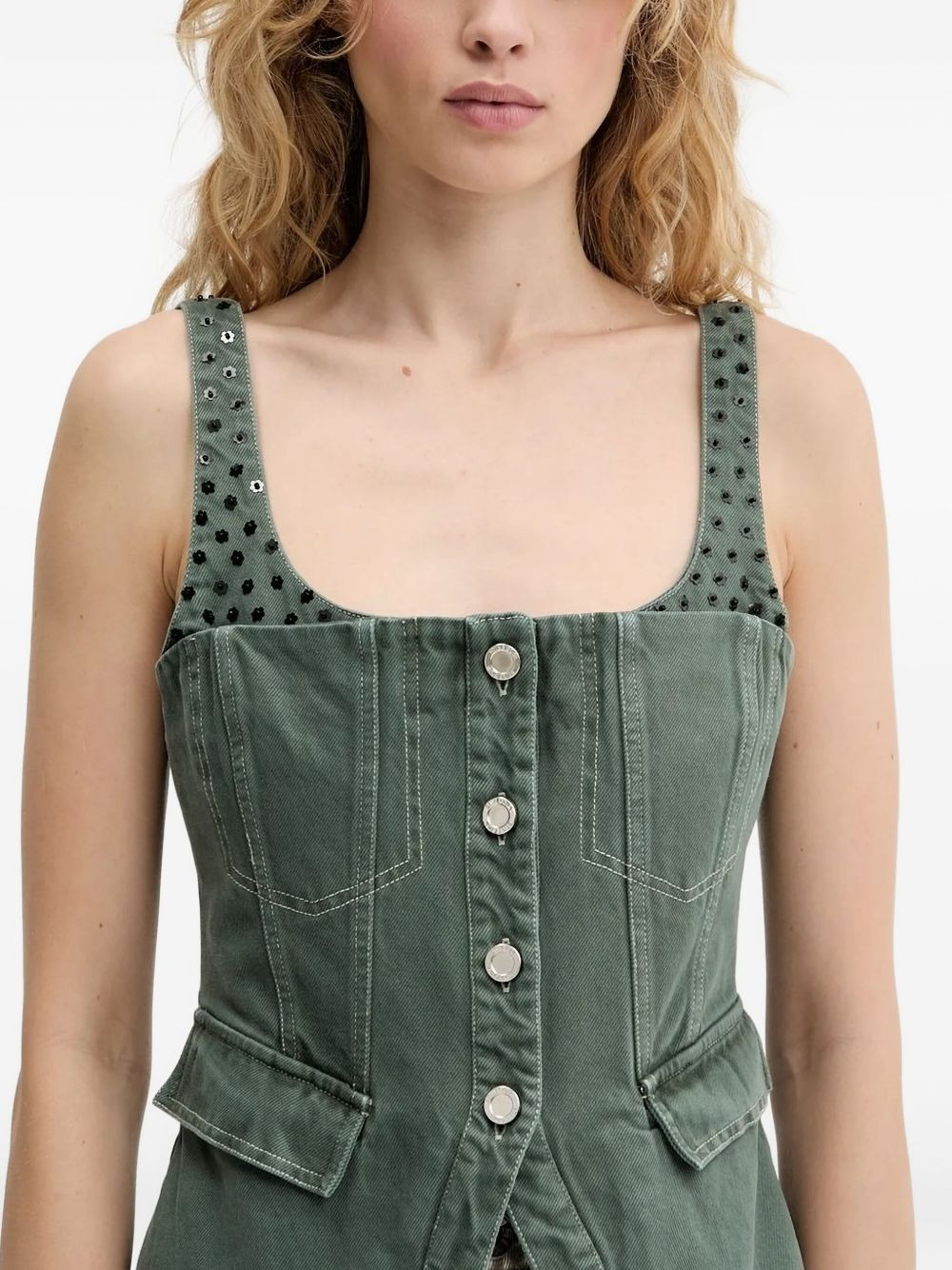 embellished button top - 3