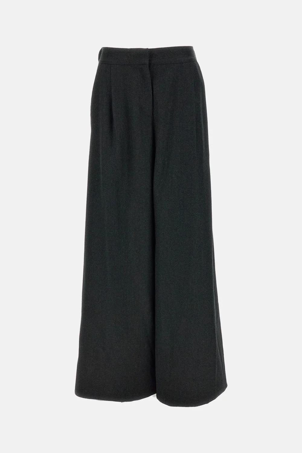 WIDE-LEG WOOL PANTS - 1