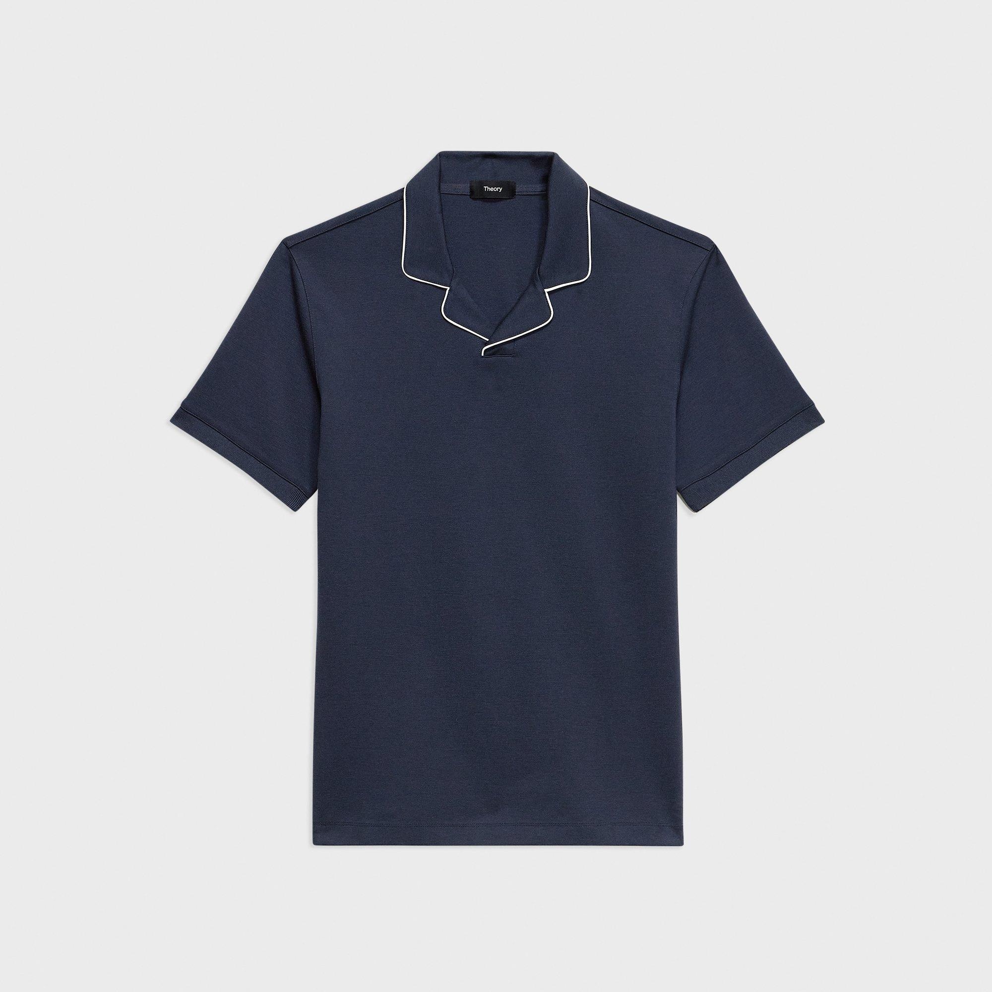 Johnny Collar Polo in Relay Jersey - 1