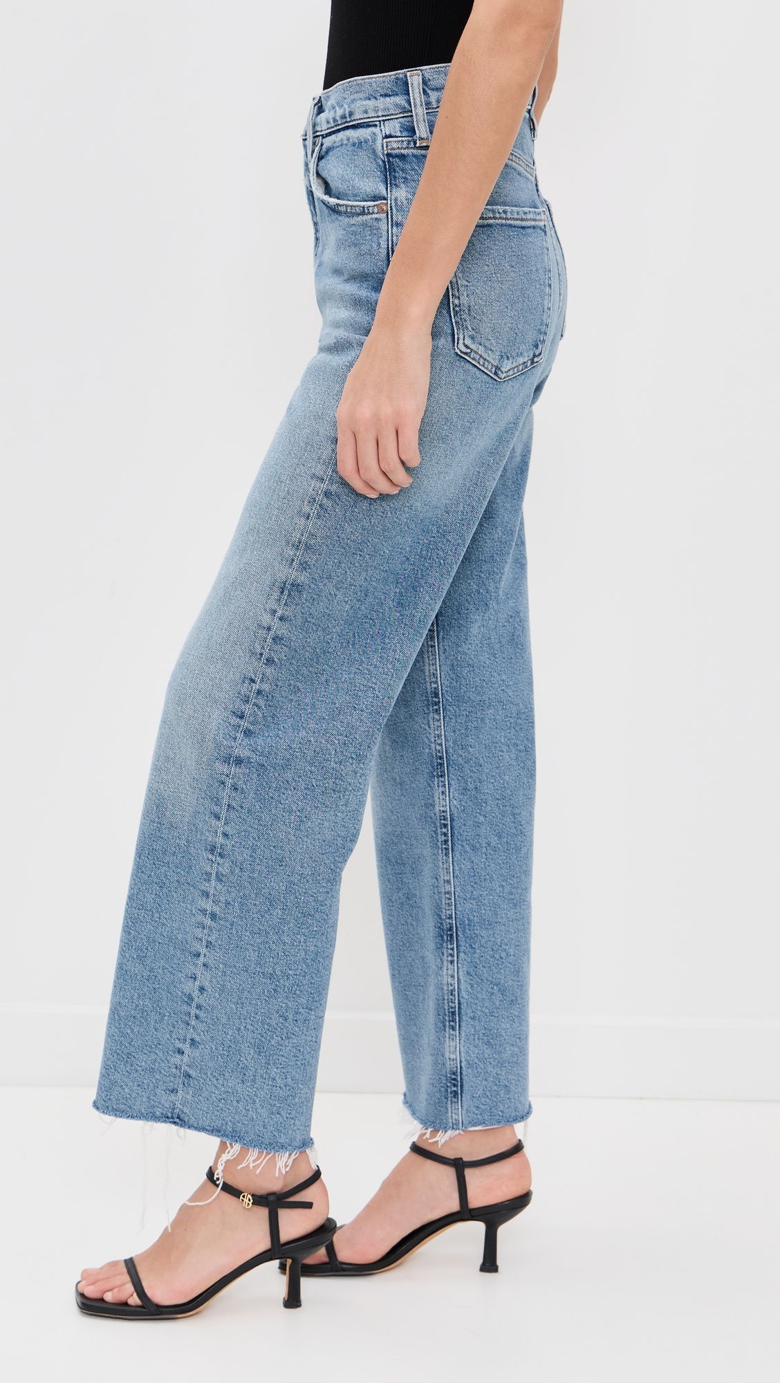 Ren: High Rise Wide Leg Jeans - 3