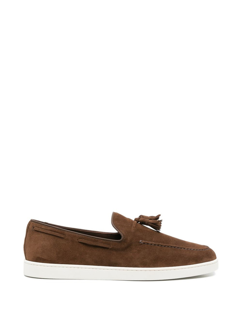 tassel-detail leather loafers 1