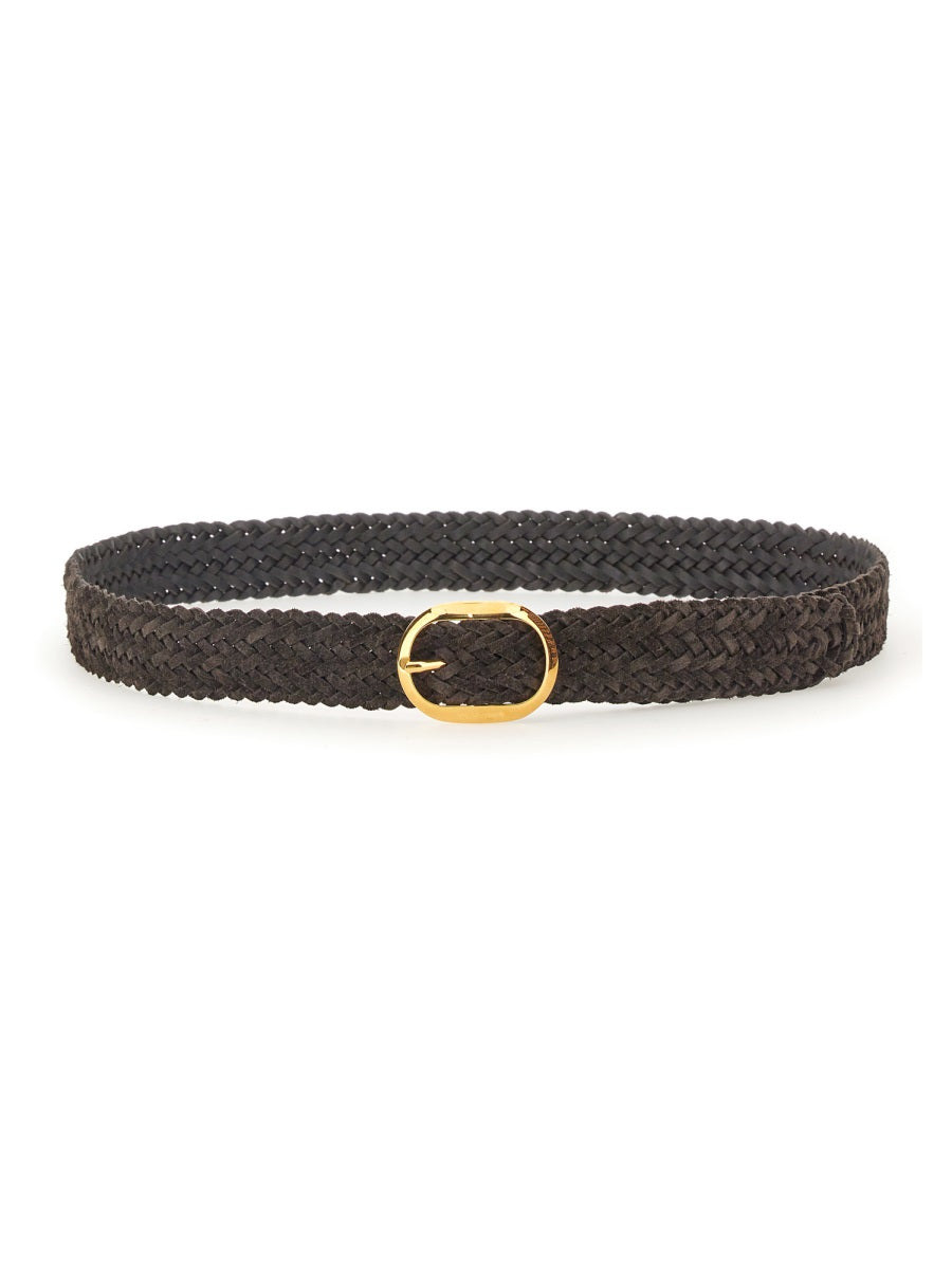 Woven Leather Belt - 1