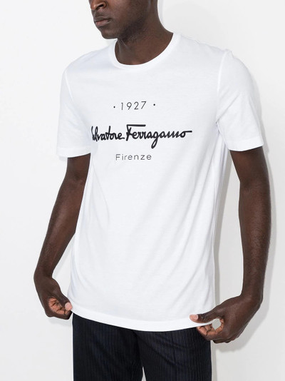 Salvatore Ferragamo 1927 Signature cotton T-shirt outlook