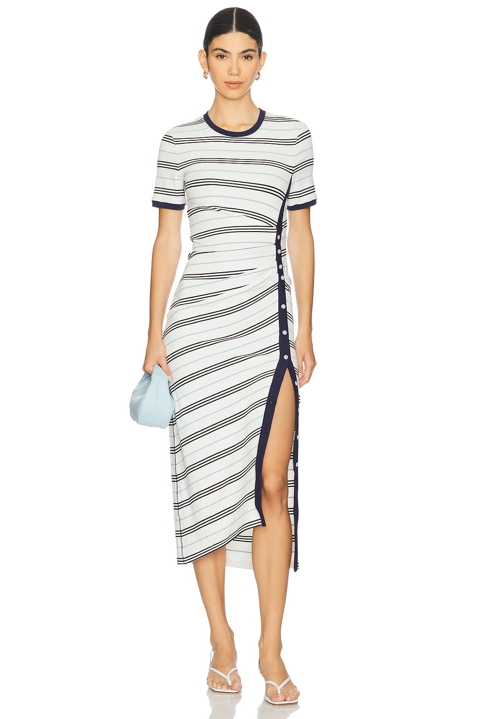 Shanna Short Sleeve Midi Dress - 1