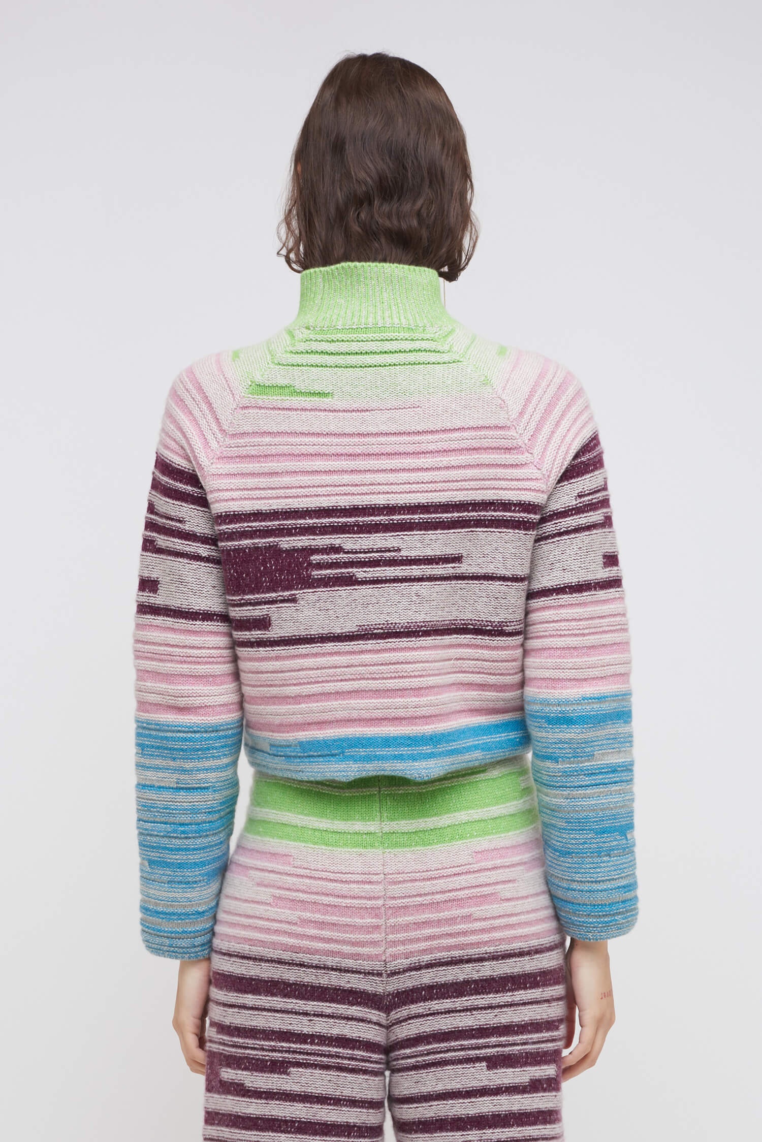 MIX N MARL CASHMERE WOMEN’S MOCK - 3