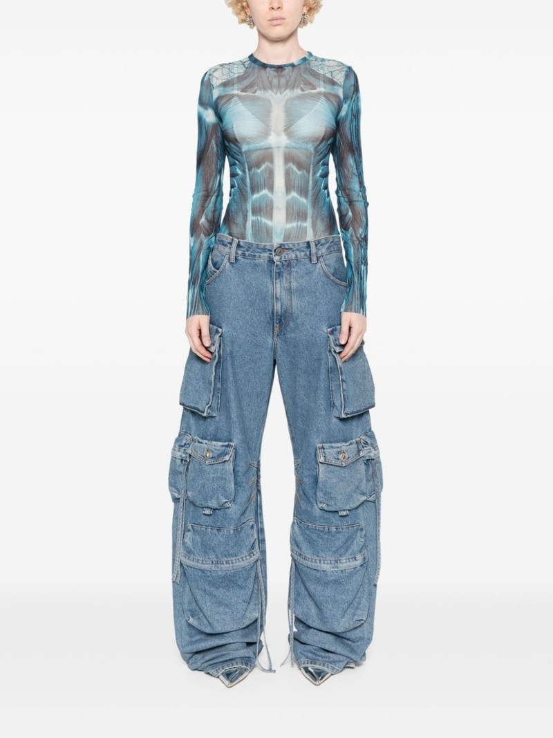 Jean Paul Gaultier Écorché top outlook