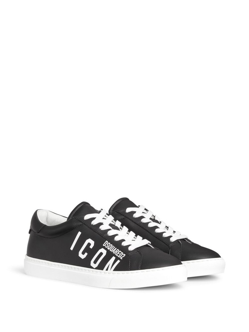 DSQUARED2 Icon logo-print low-top sneakers outlook