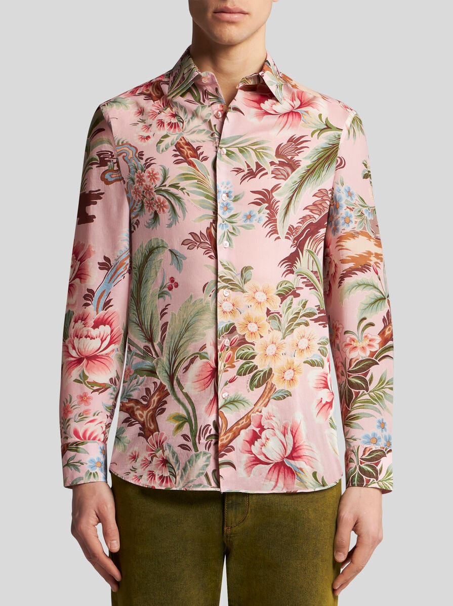 FLORAL COTTON SHIRT - 2