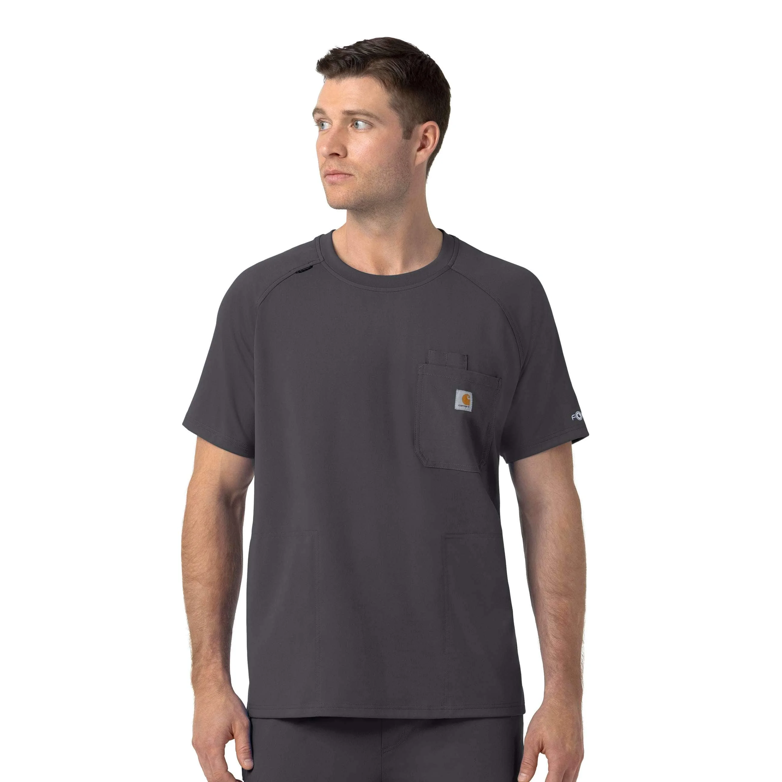 Force Cross-Flex Knit Crew Neck Scrub Top - 1