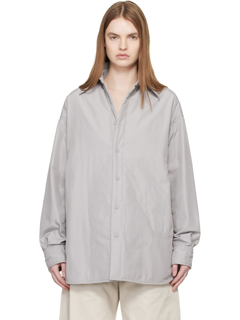 Gray Long-Sleeved Jacket 1