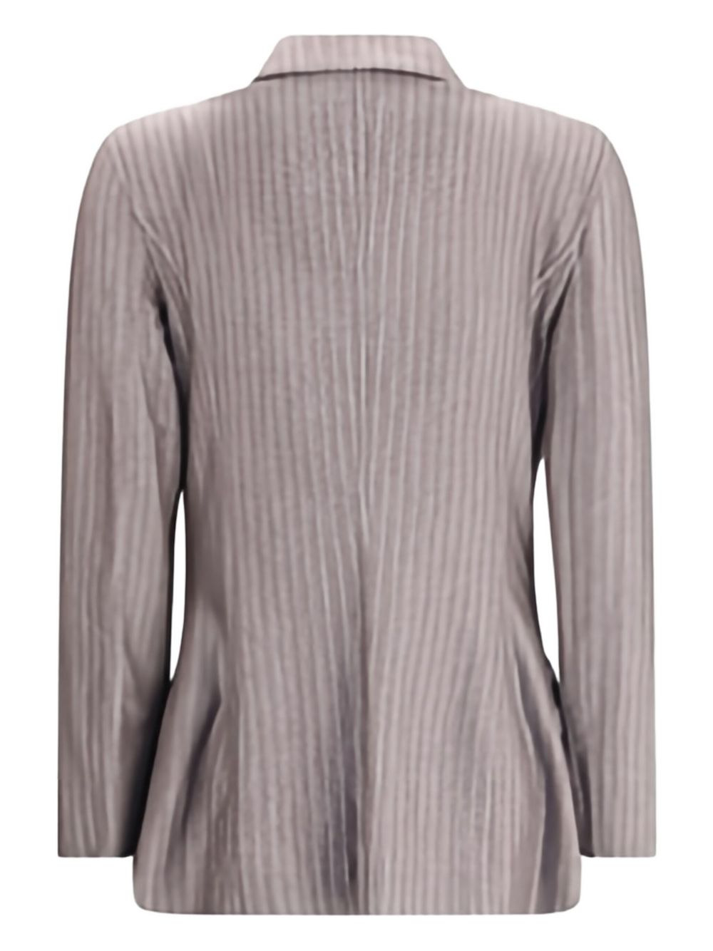 pinstripe double-breasted blazer - 3