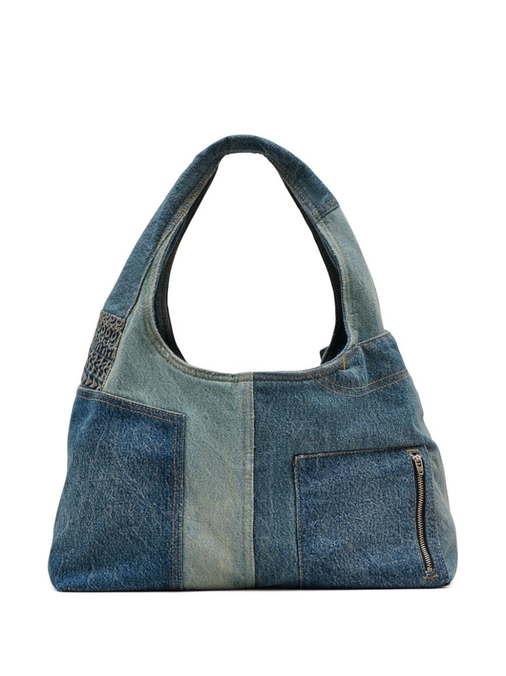 The Deconstructed Denim Sack bag - 4