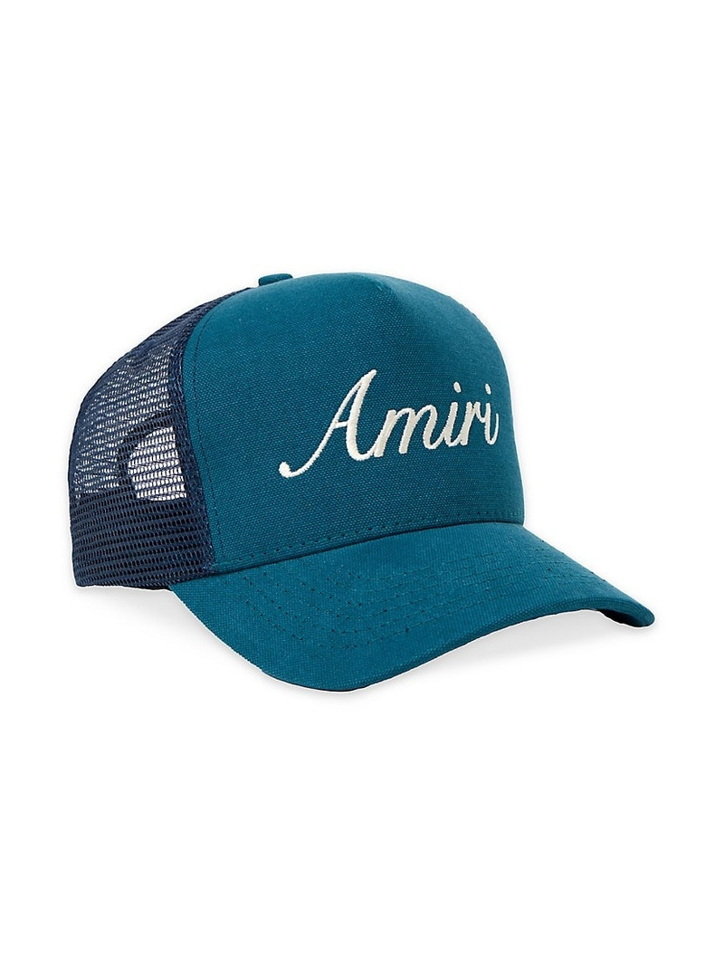 logo-embroidered cotton cap 1