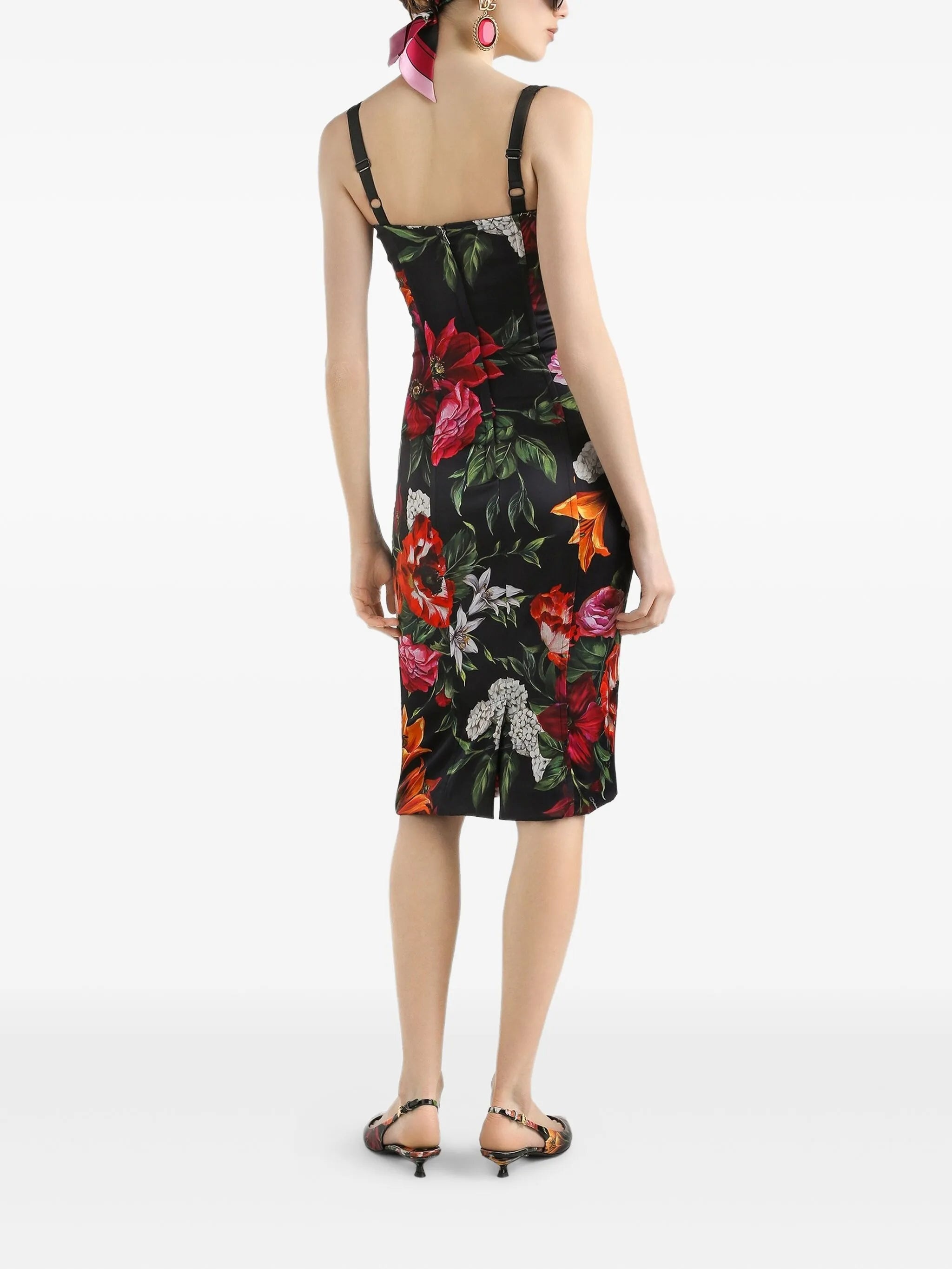 Dolce & Gabbana Floral-print Midi Dress - 5