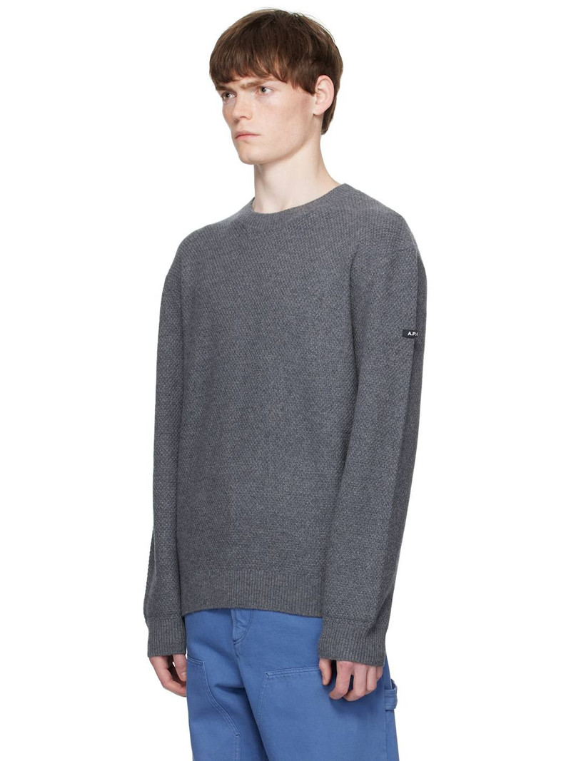 A.P.C. Gray Thomas Sweater outlook