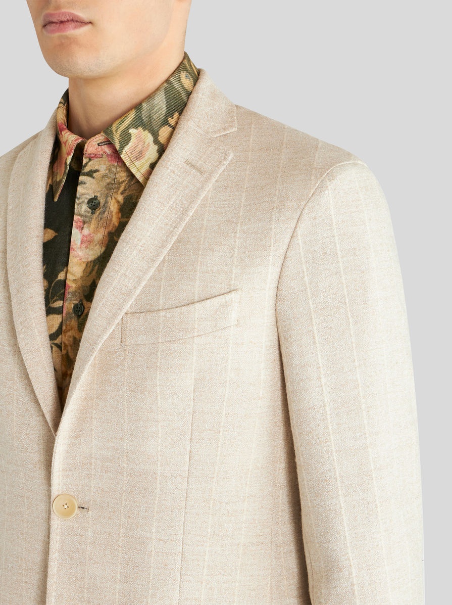 JACKET WITH TON-SUR-TON STRIPED PATTERN - 2