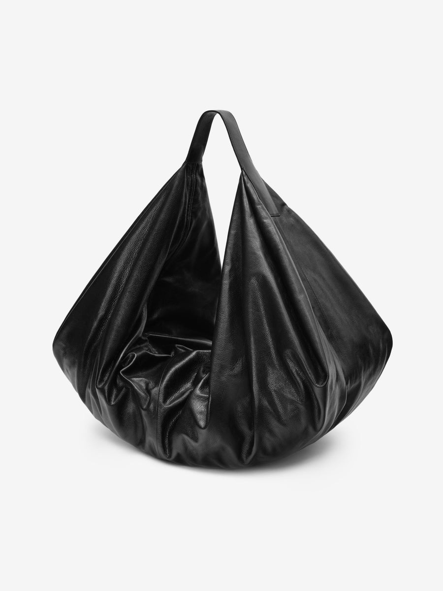 Leather Large Shell Bag - 2