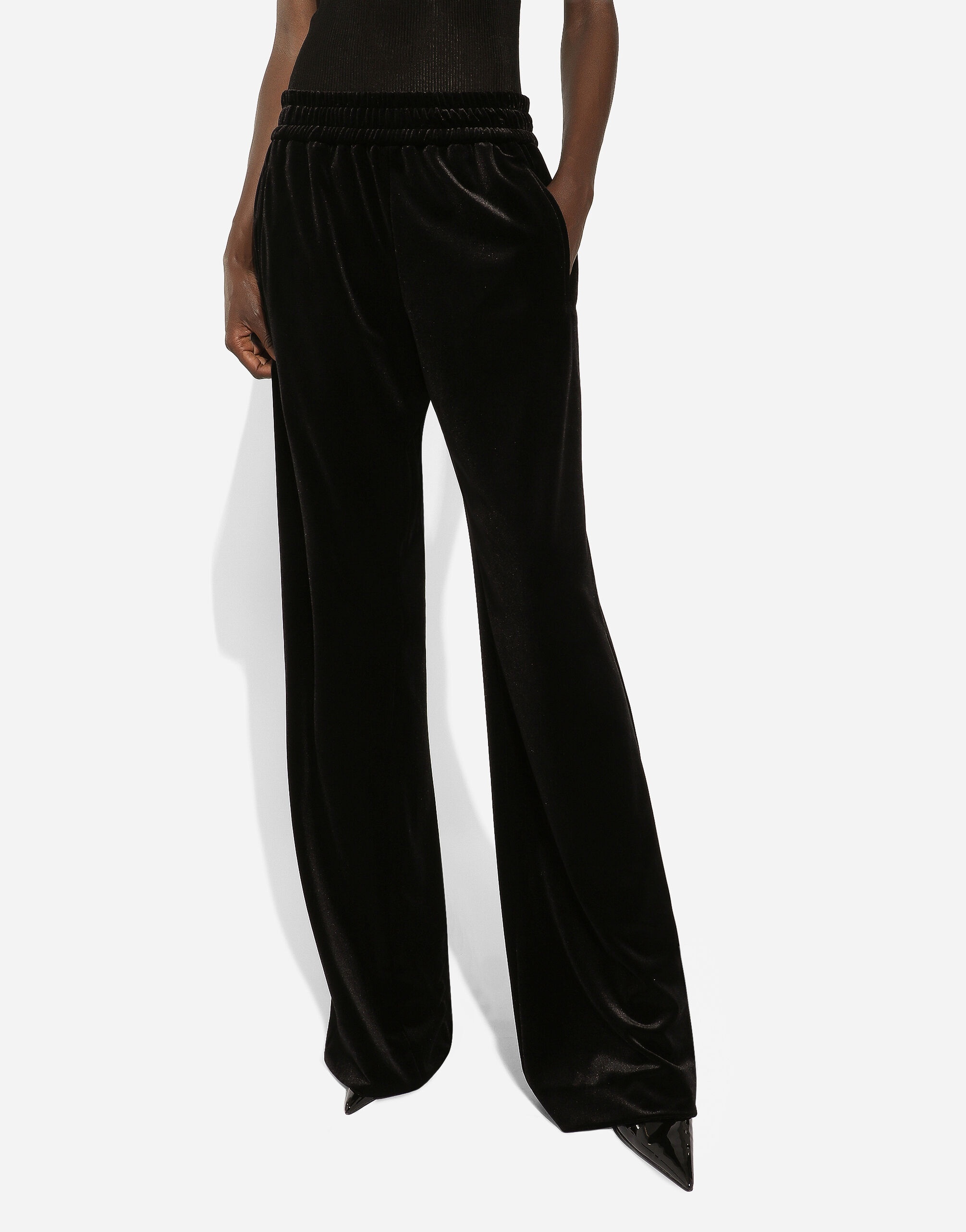 Velvet jogging pants - 4