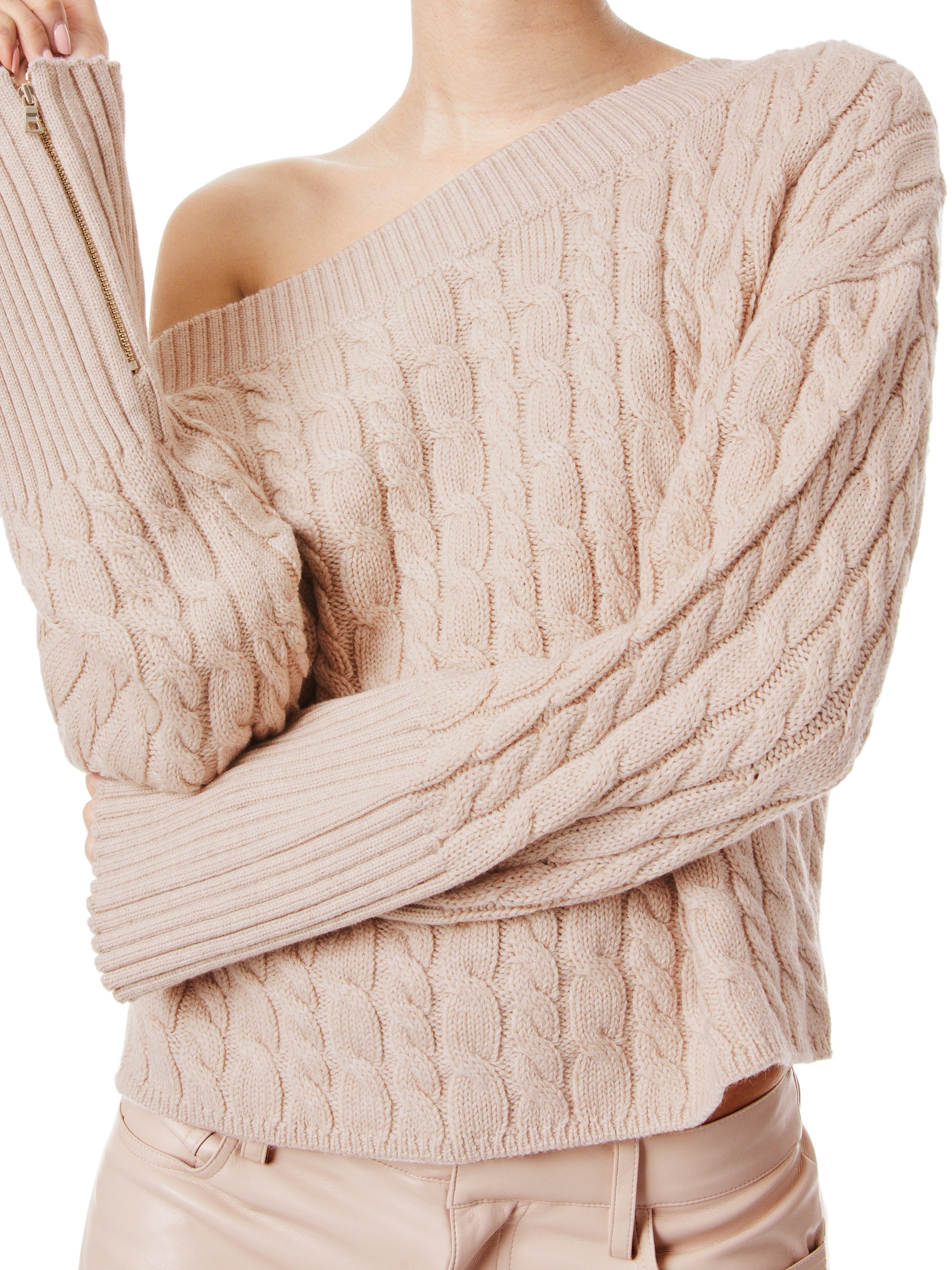 INA CABLE KNIT SWEATER - 5