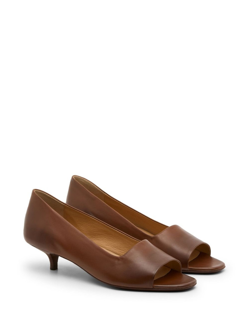 Marsèll burnished-finish pumps outlook