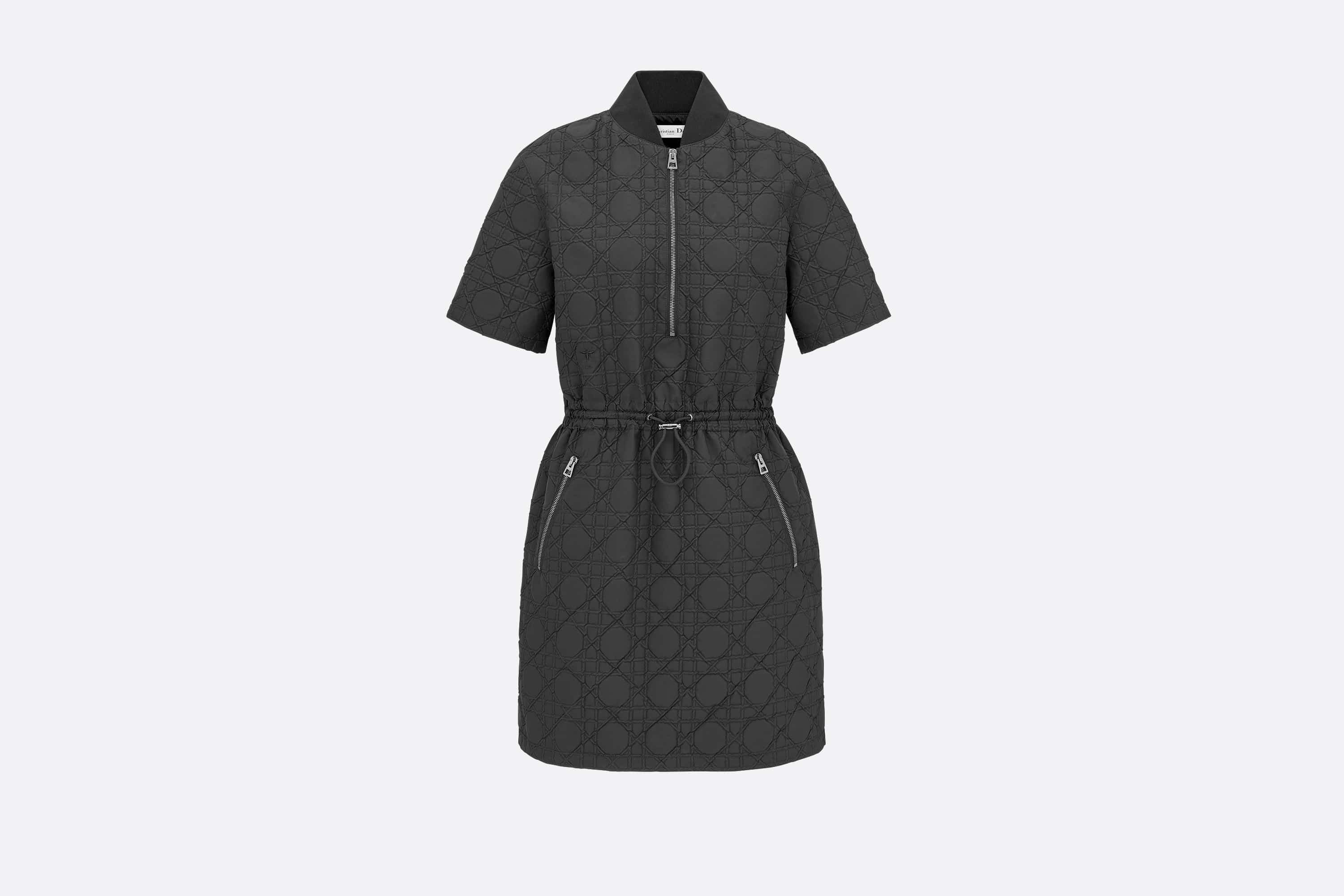 Macrocannage Short Dress - 1