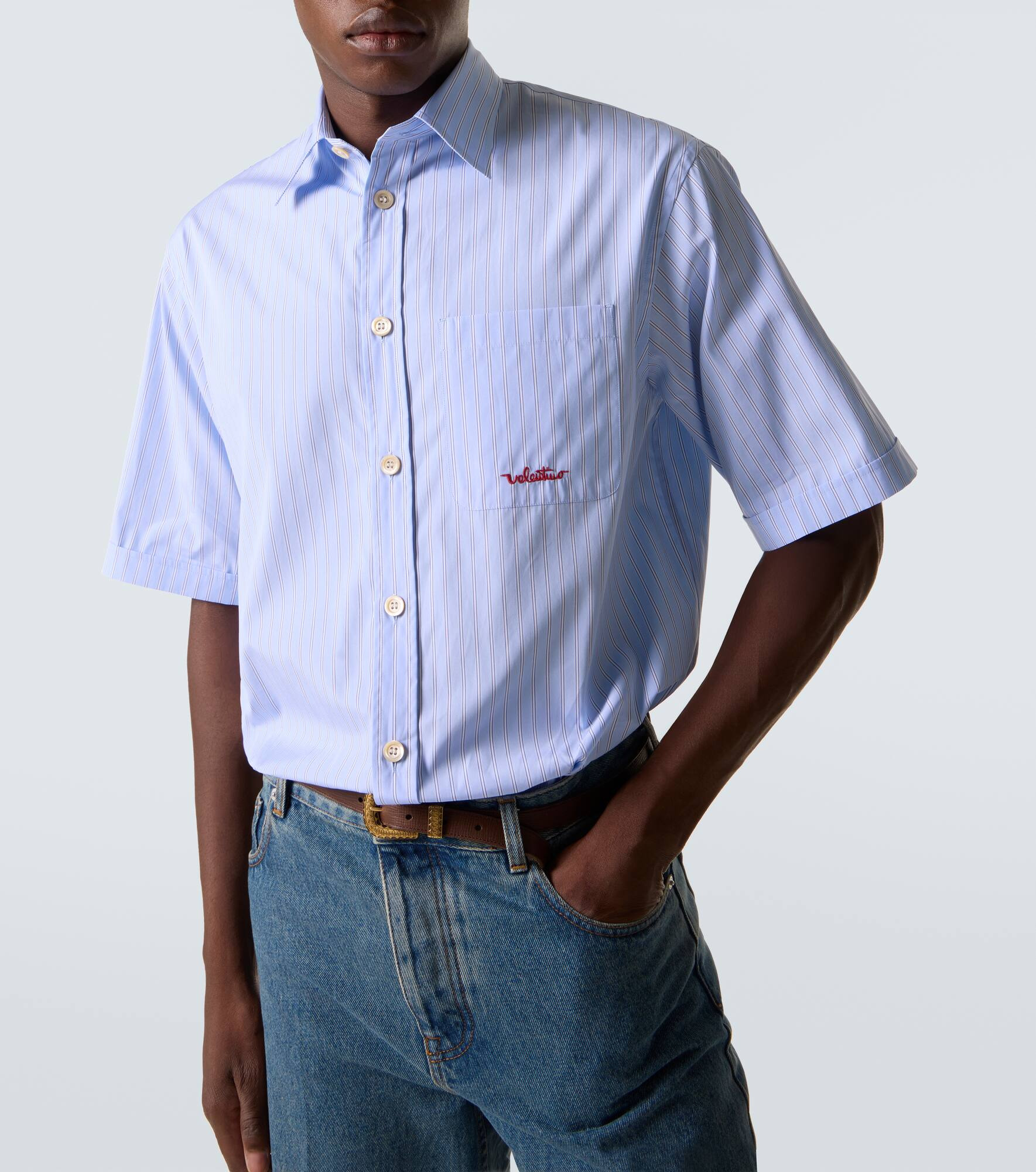 Striped cotton shirt - 5