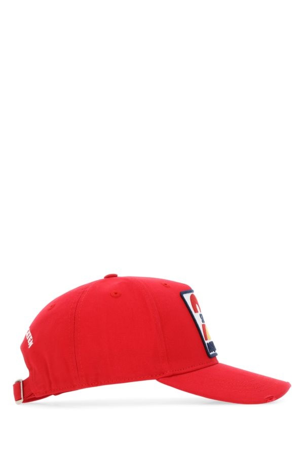 Dsquared Man Red Cotton Baseball Cap - 2