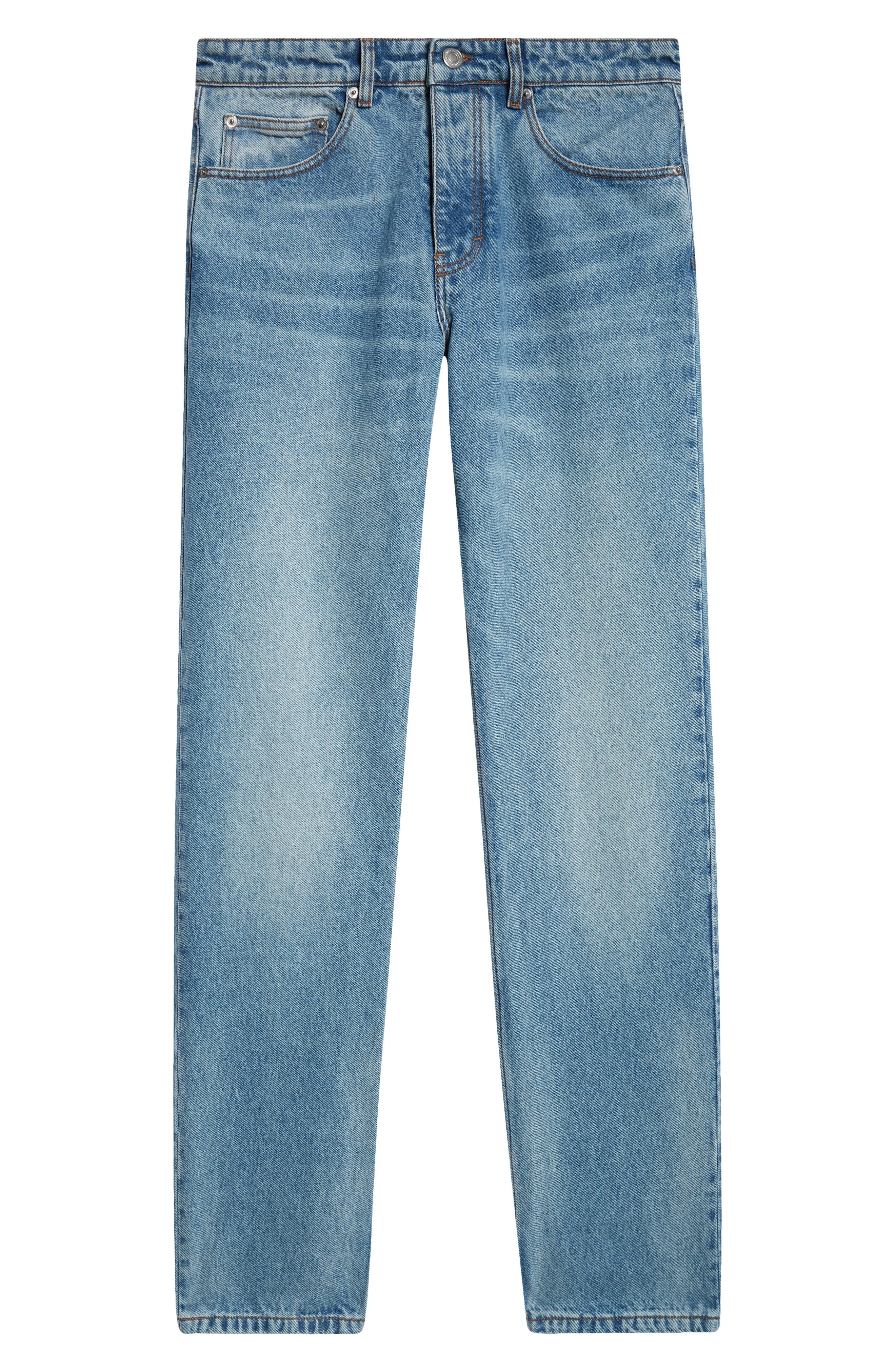 AMI PARIS Classic Fit Jeans in Used Blue/480 at Nordstrom - 5