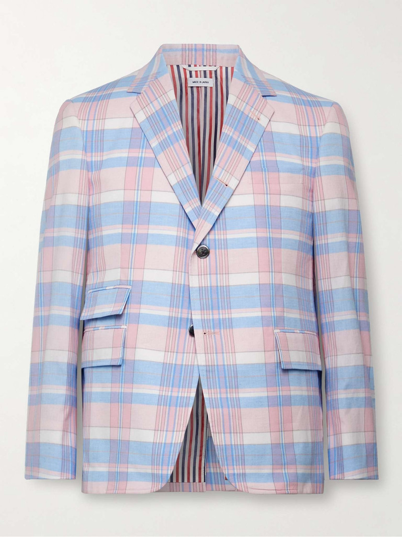 Checked Cotton Blazer 1