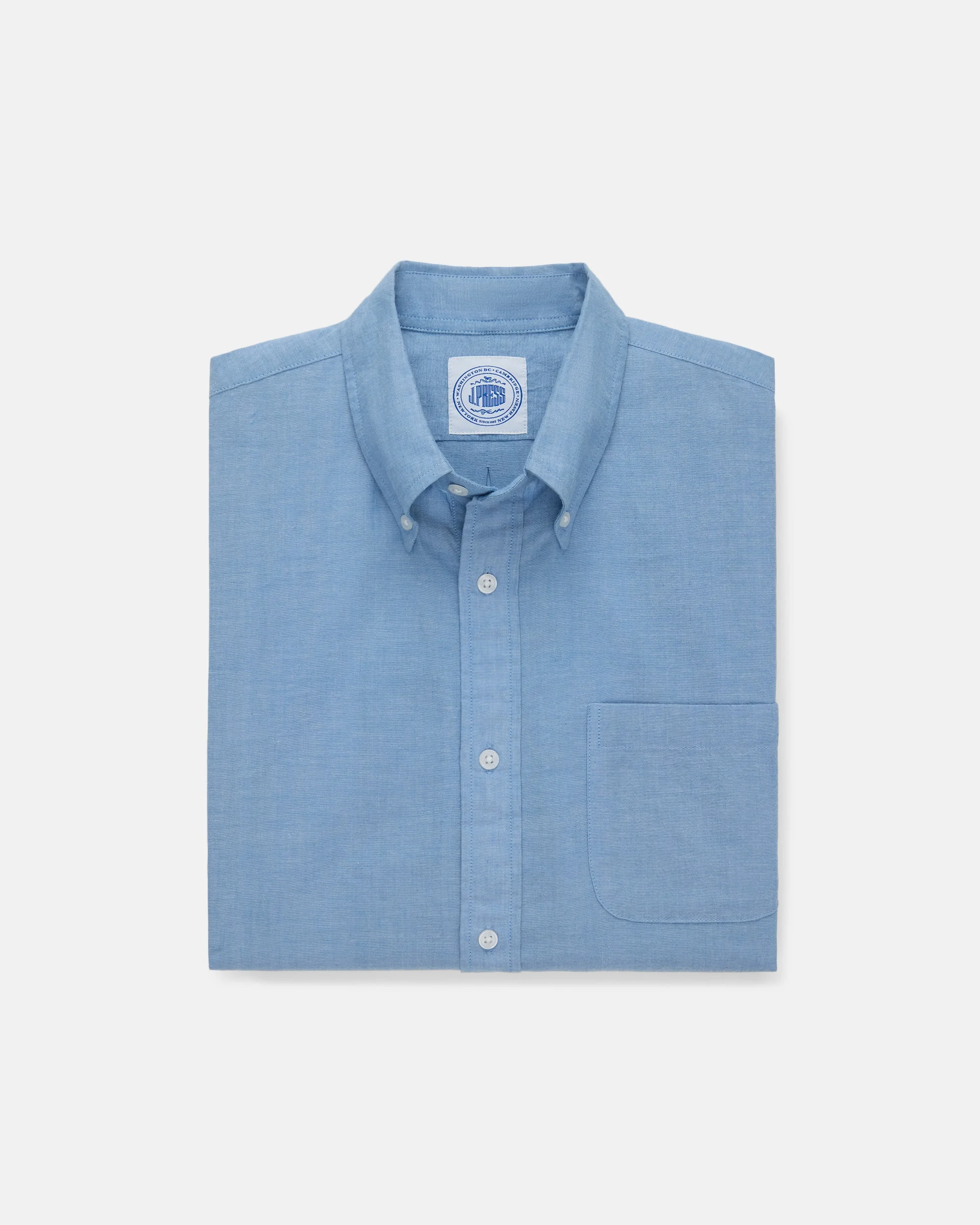 SHORT SLEEVE CHAMBRAY SPORT SHIRT - CLASSIC FIT - 1