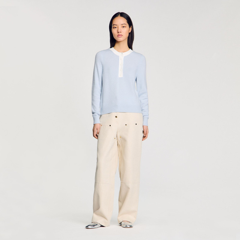 Sandro WOOL AND CASHMERE SWEATER outlook