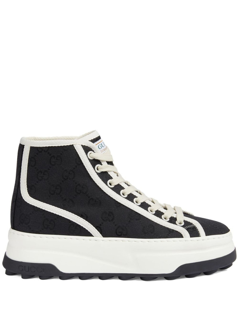 GG canvas hi-top sneakers - 1