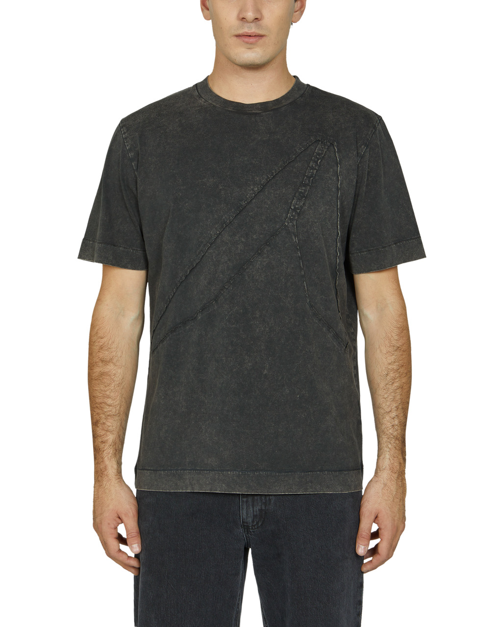 INTARSIA APPLIQUE LOGO T-SHIRT - 2