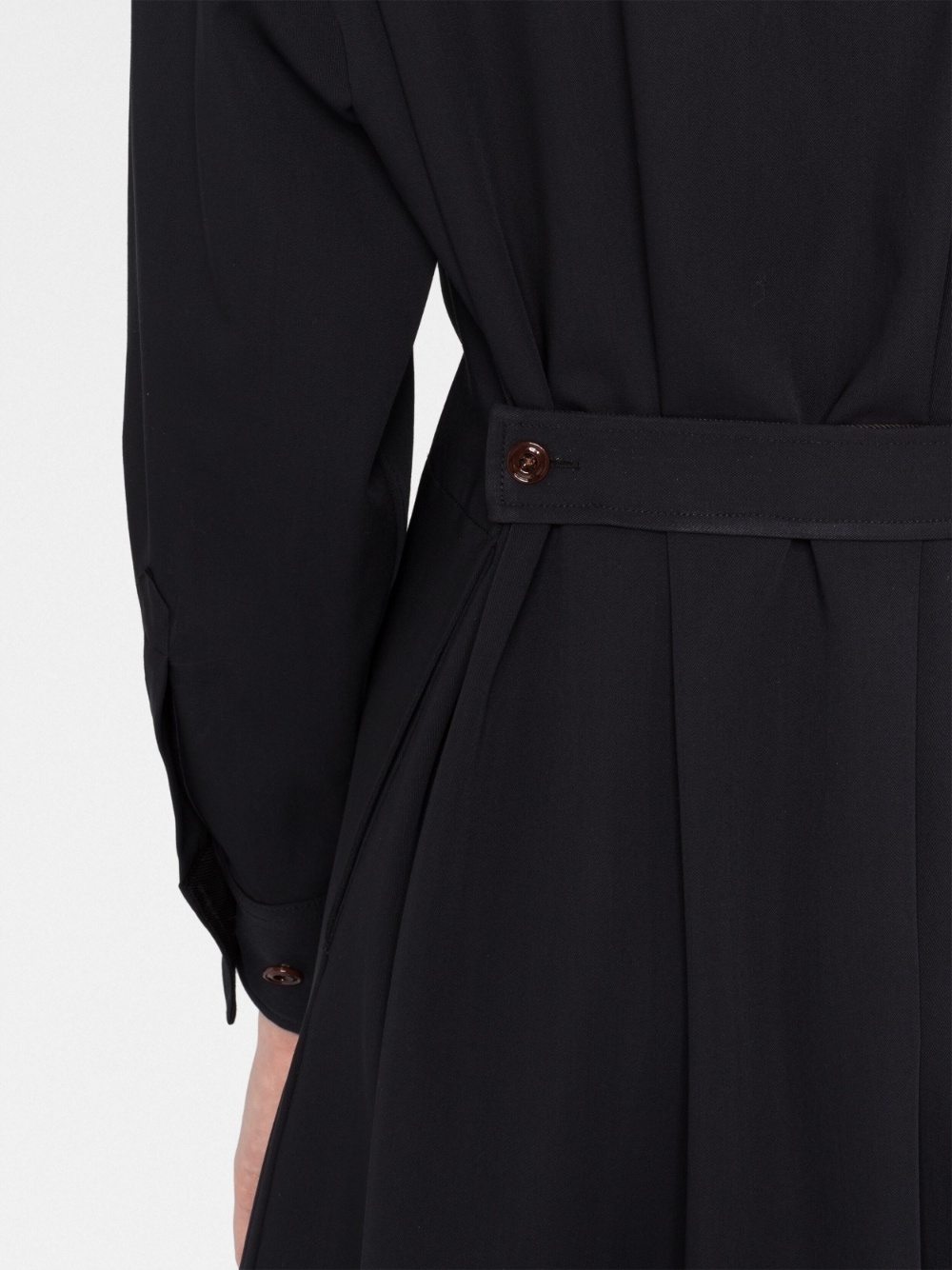 long-sleeve shirt dress - 3