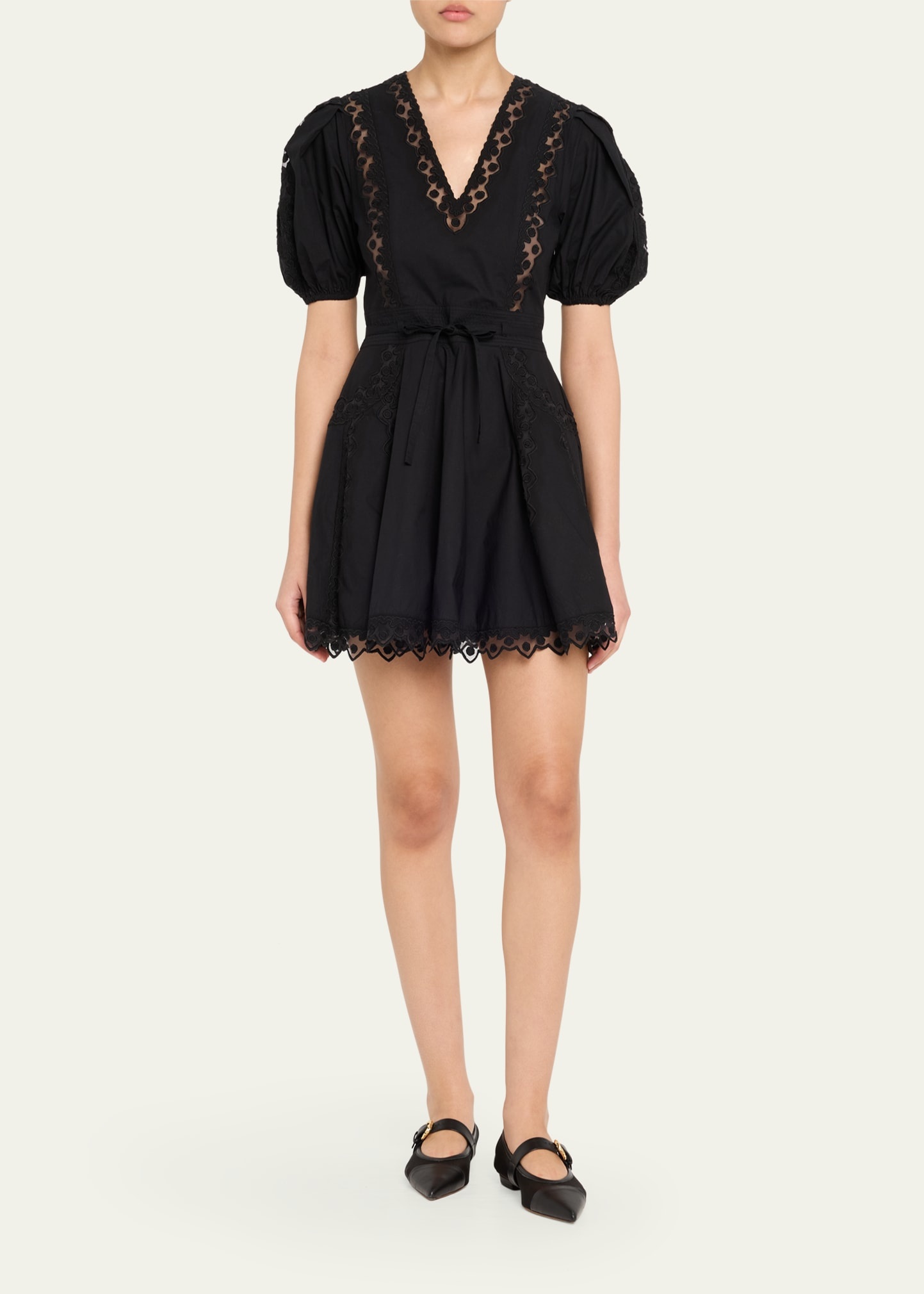 Camila Short-Sleeve Mini Dress - 2