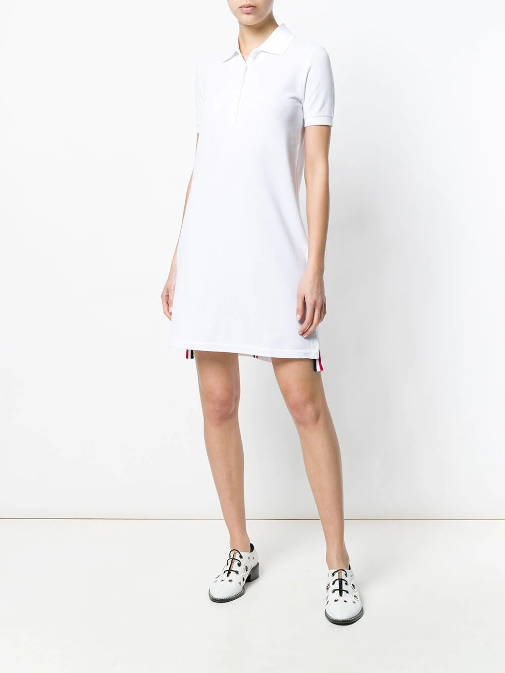 RWB stripe piqué polo dress - 2