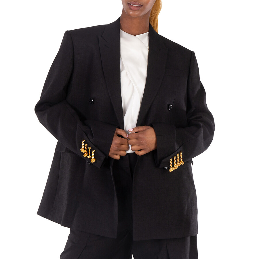 Burberry Long Sleeve Double Breasted Jacket - 3