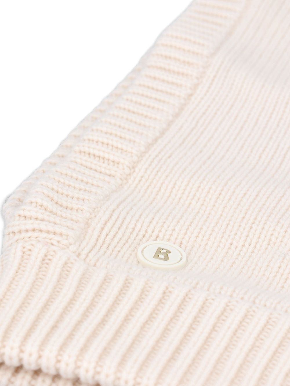 virgin wool blend knitted hat - 3