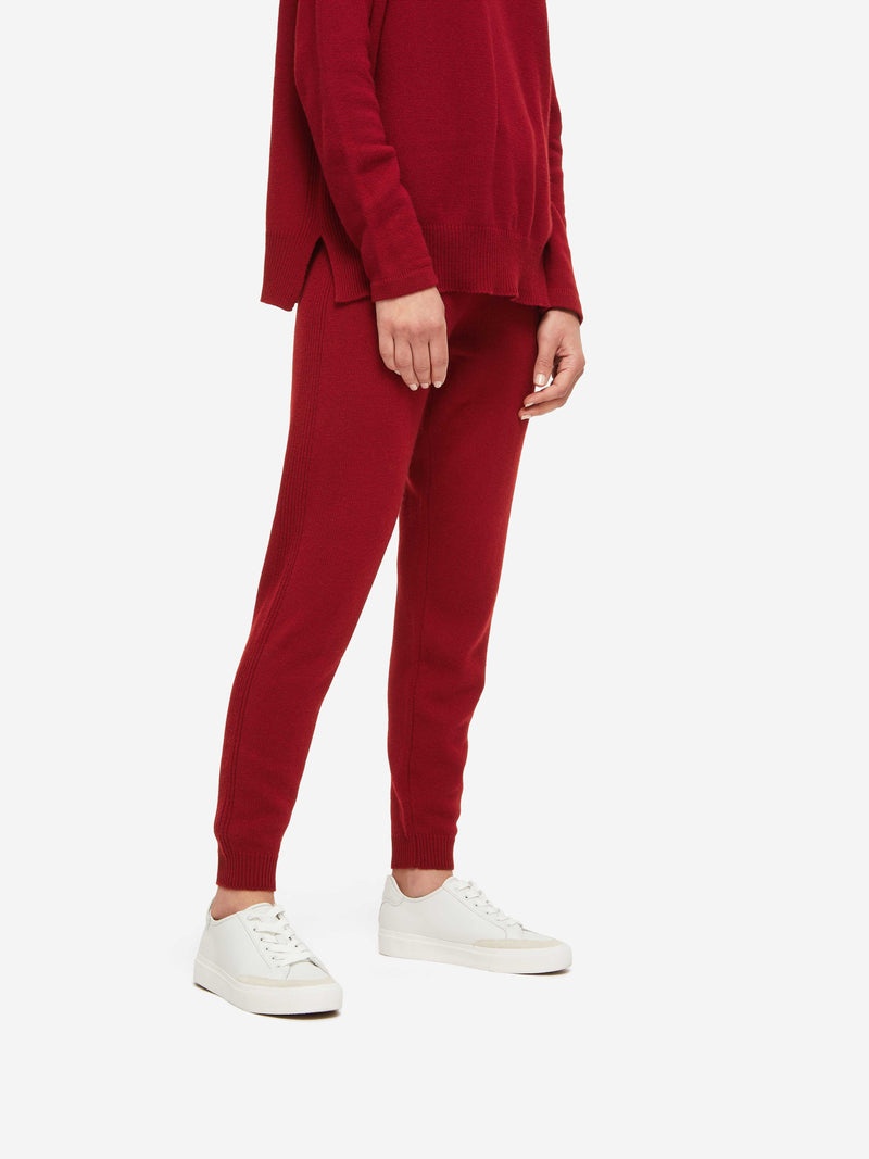 Women's Track Pants Daphne Cashmere Red - 6