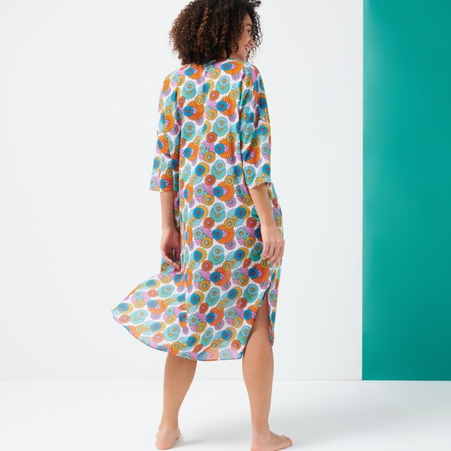 Women Cotton Cover-up Marguerites - 4