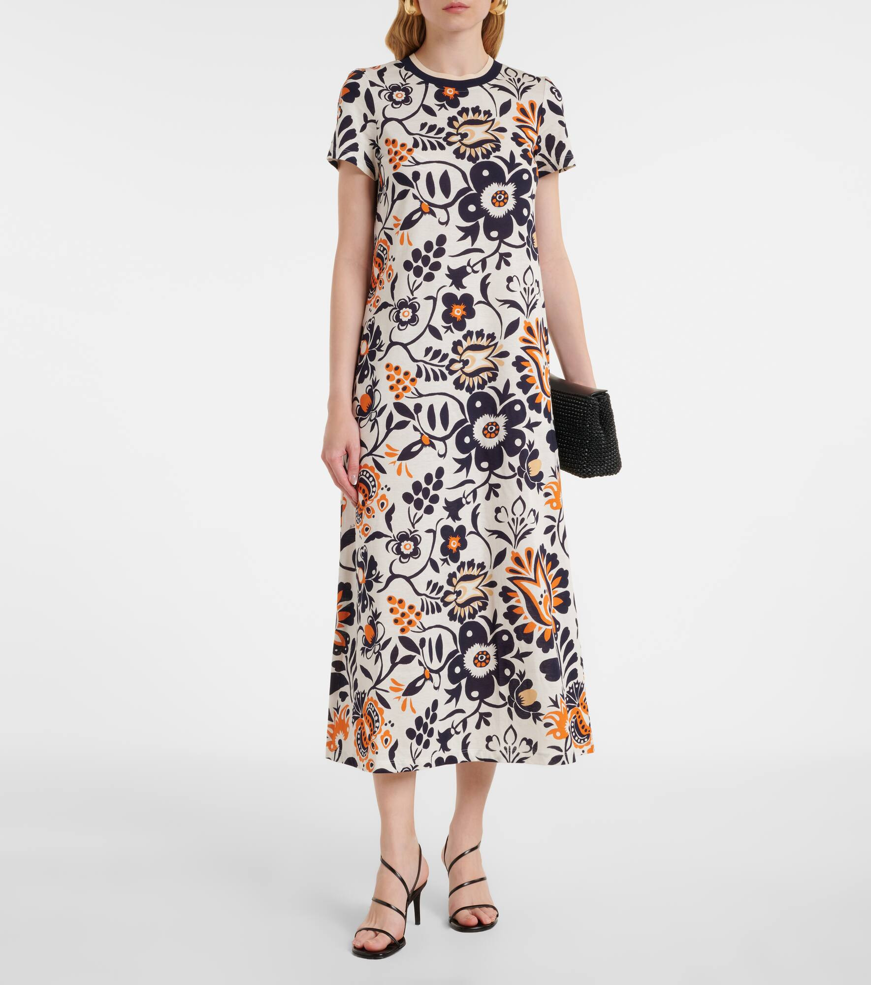 Sporty Swing cotton jersey midi dress - 2