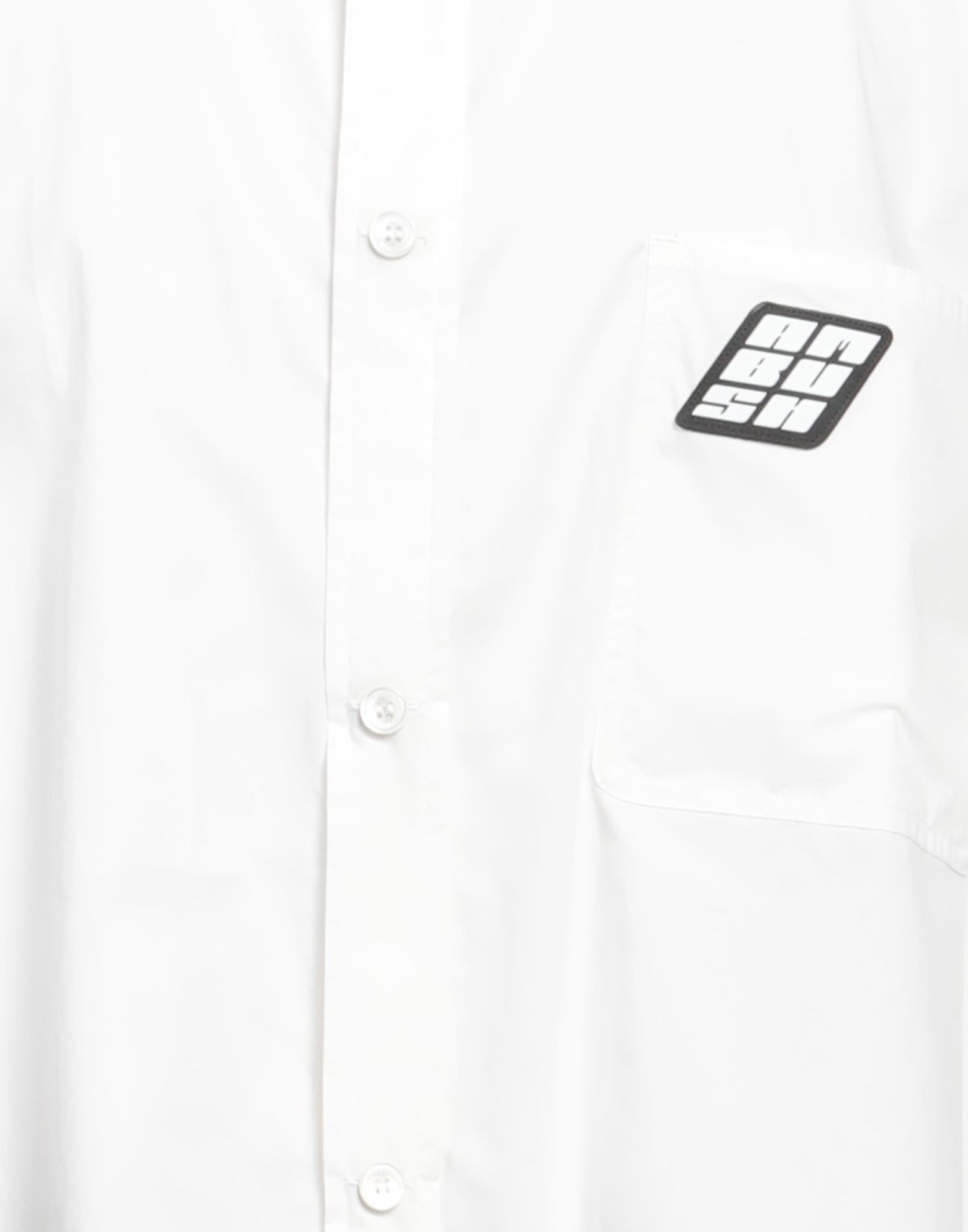 Off white Men's Solid Color Shirt - 4
