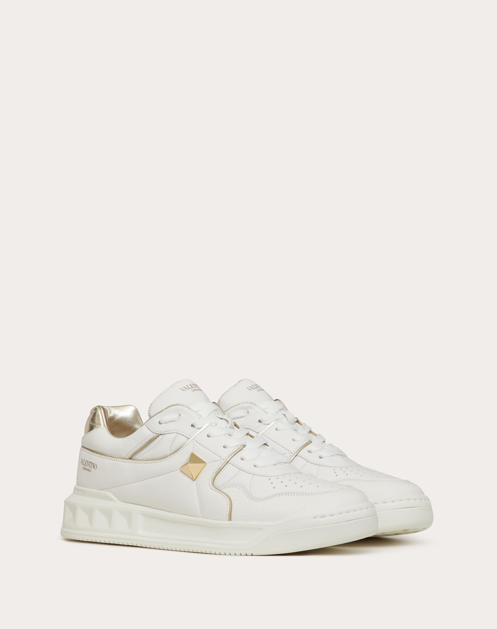 ONE STUD LOW-TOP SNEAKER IN NAPPA LEATHER - 2