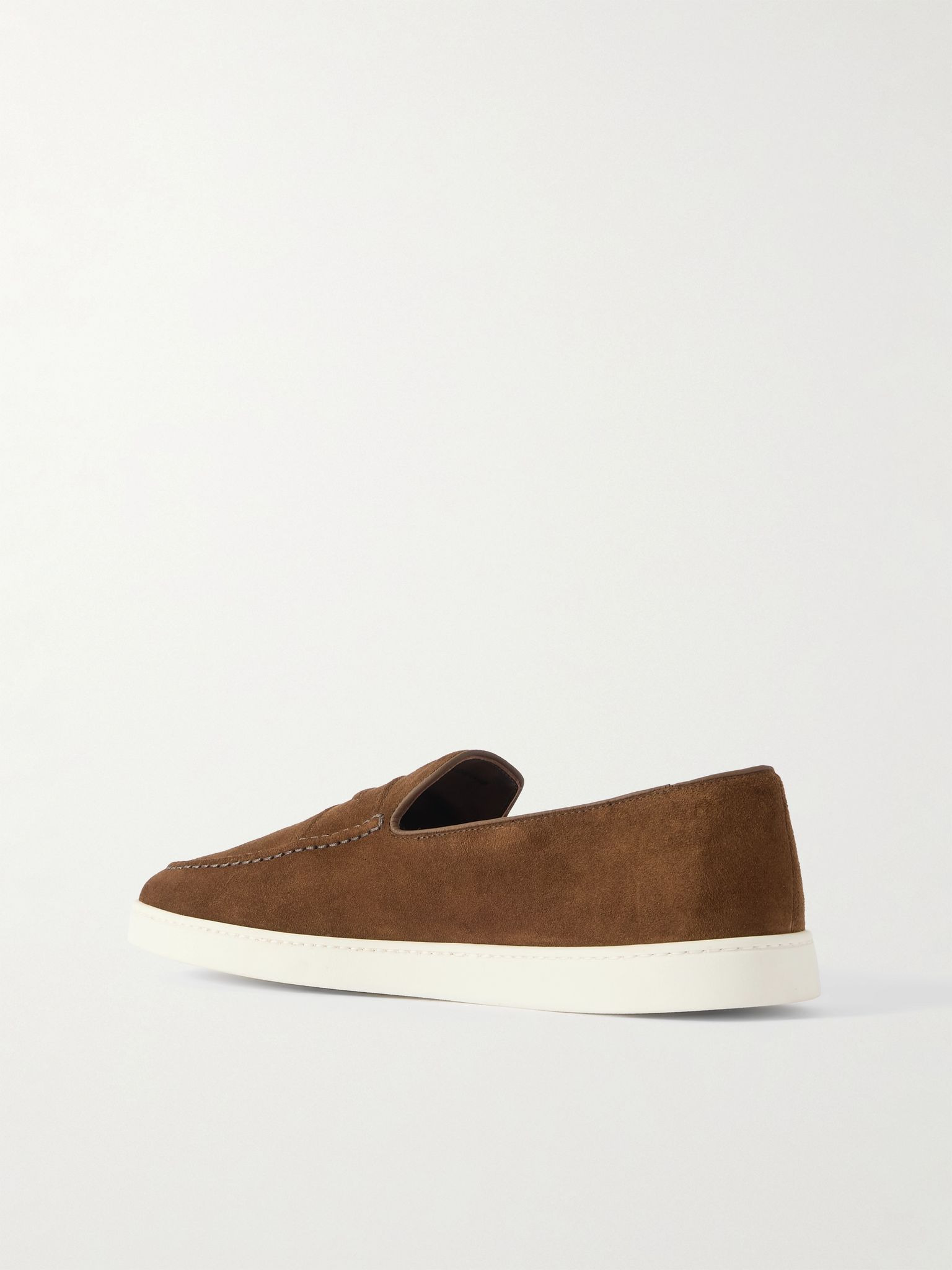 Peebles Suede Loafers Brown - 4