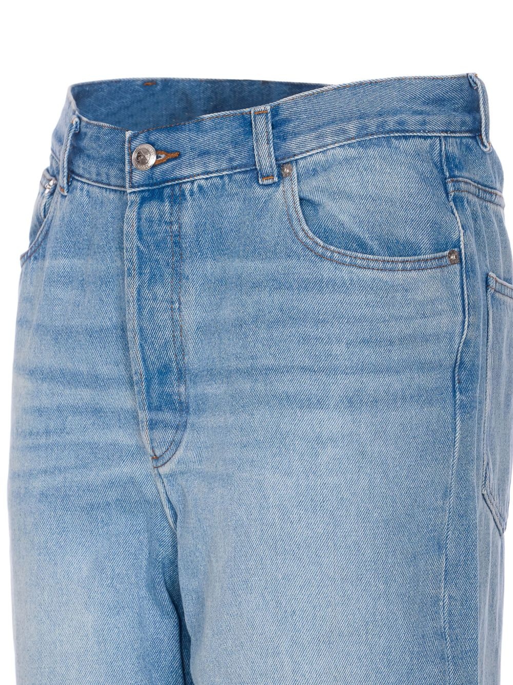five-pocket cotton jeans - 3